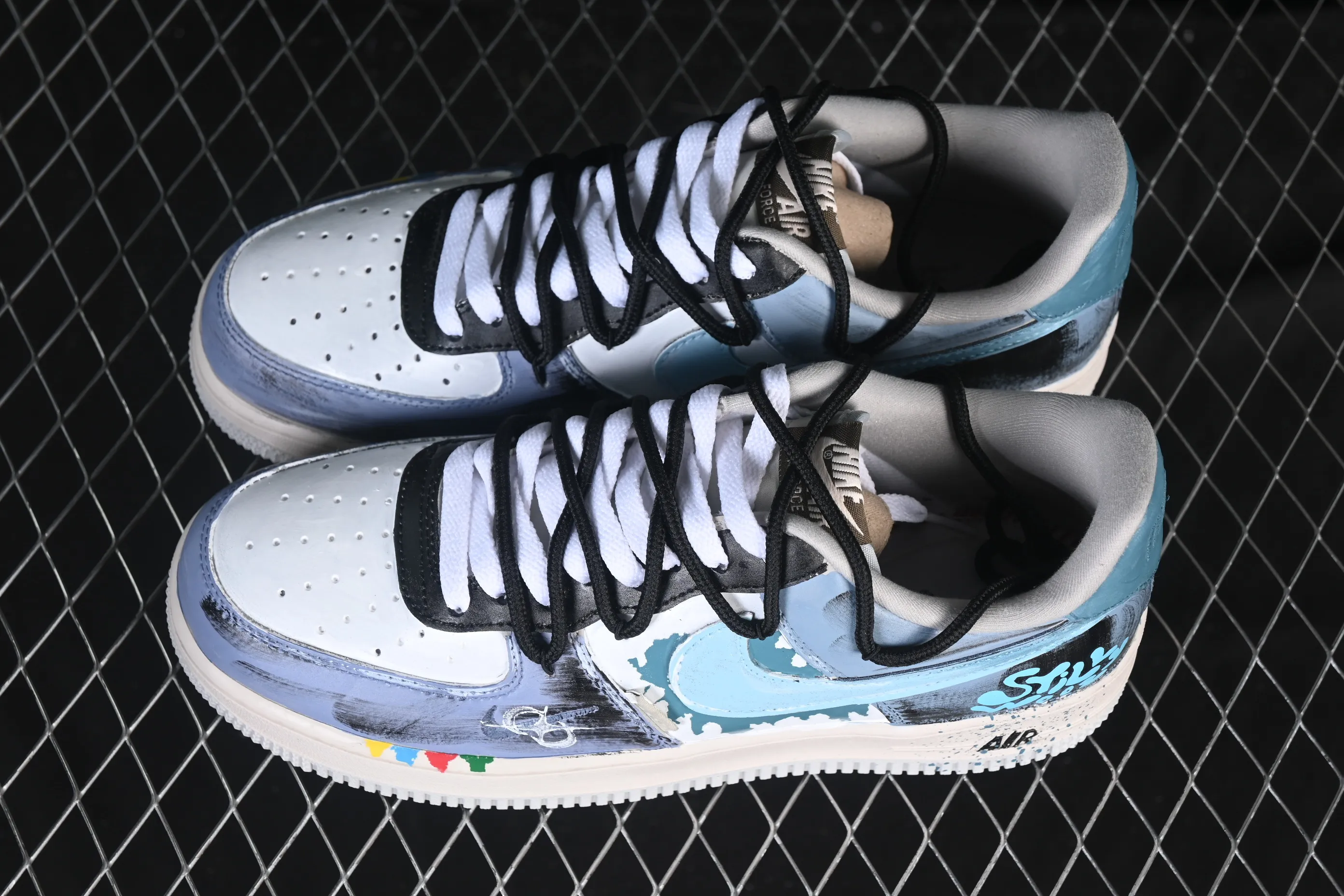 All categories Nk Air Force 1 Air Force series Nk Air Force 1 Low Air Force low-top Nike Air Force 1'07 Low "Color Fission" Hand-painted graffiti Color fission Air Force 1 low-top casual sneakers XL2312-101
